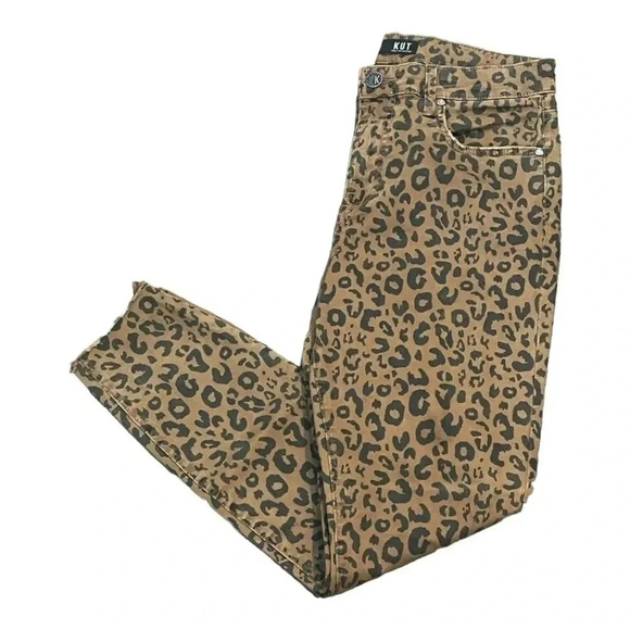 Kut from the Kloth size 8 “Donna” High rise skinny ankle raw edge hem EUC - Picture 13 of 14